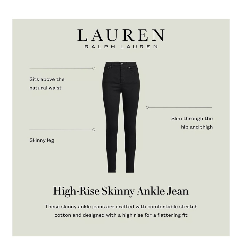 Ralph Lauren skinny jeans size 26 - Picture 6 of 6